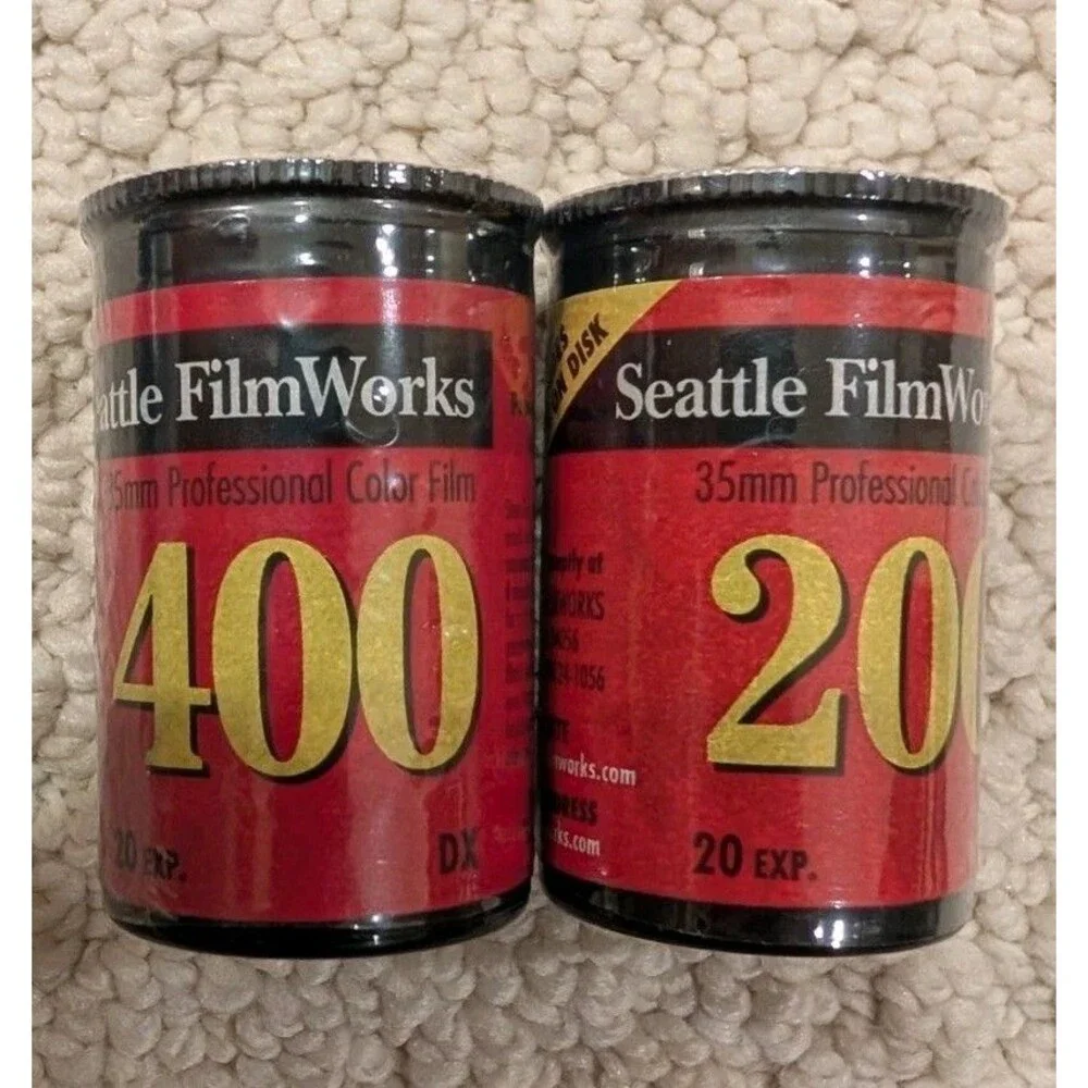 Seattle Film Works - 35mm Color Film 400, 200 - 2 Rolls - 20 EXP Each